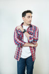 TARTAN Checked  Shirt - Leons.pk